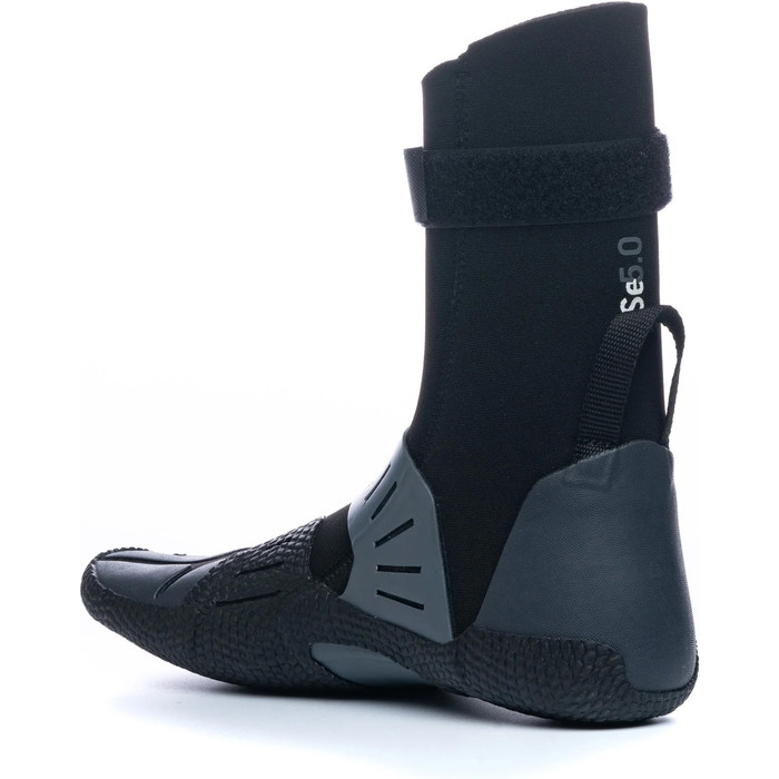 2024 C-Skins Session 5mm Hidden Split Toe Boots C-BOSE5HST - Black / Charcoal